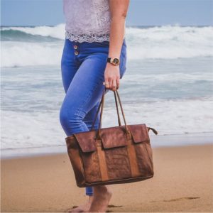 Leather Work Bag