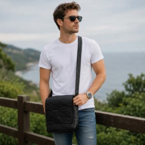 leather messenger bag