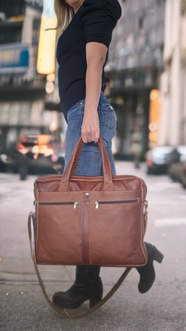 Genuine Leather Laptop Bag